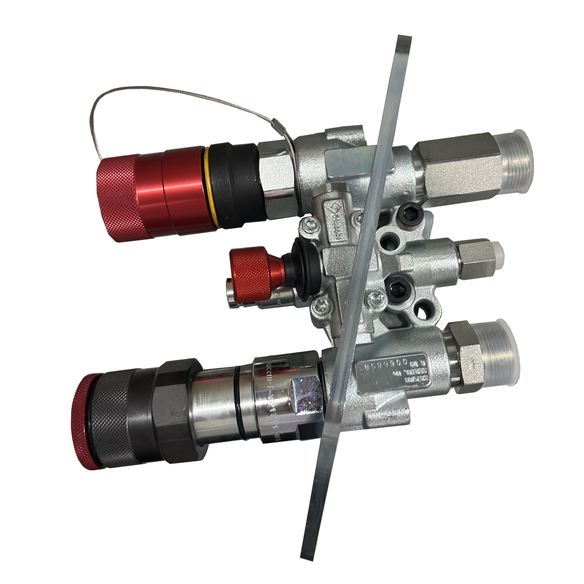 Hydraulic Hose Coupling for skid steer attachments