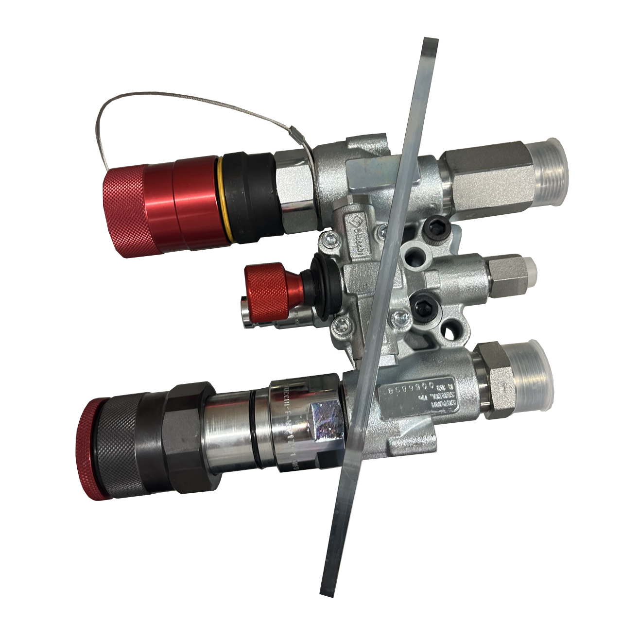 Hydraulic Hose Coupling for skid steer attachments