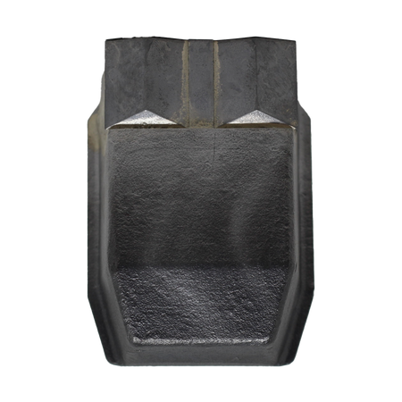 Carbide tooth for forestry equipment