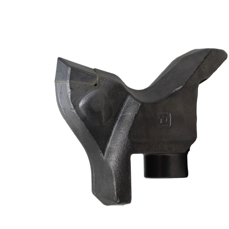 Carbide tooth for forestry equipment