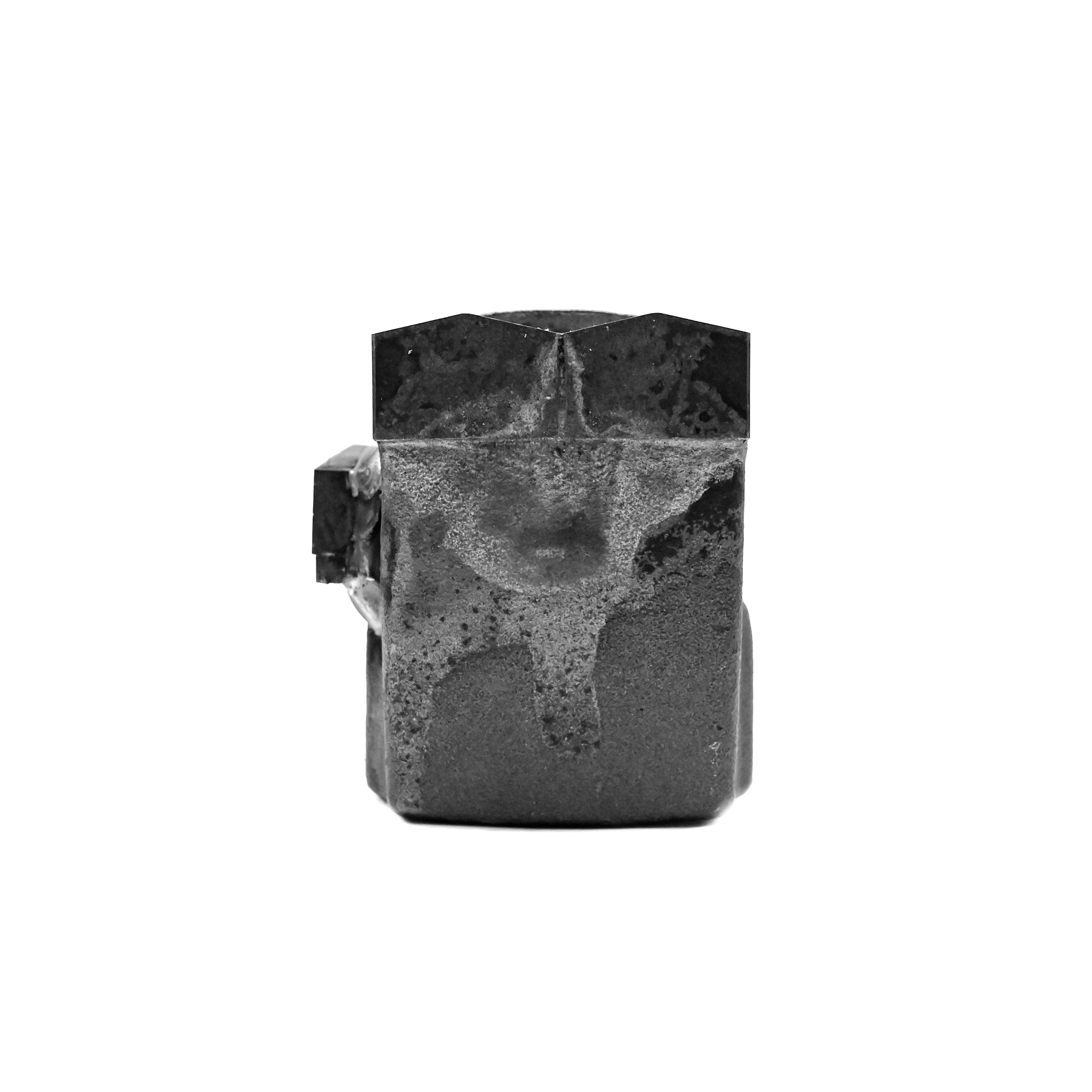 Mulcher tooth with hole for T-bolt