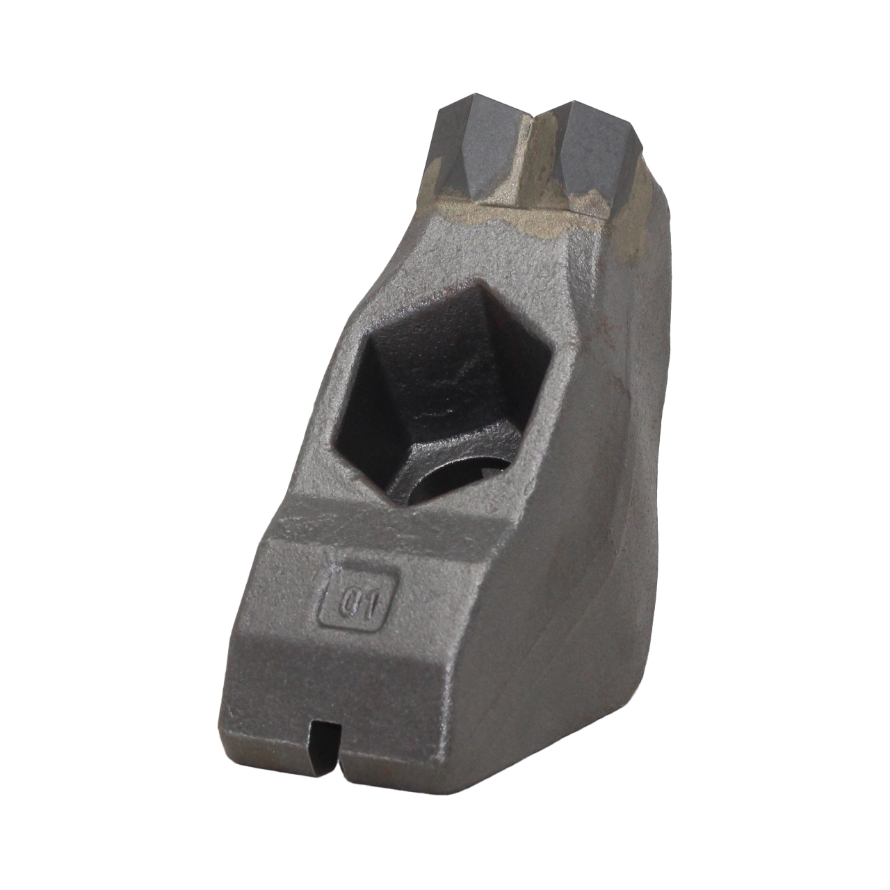 Carbide tooth for forestry equipment