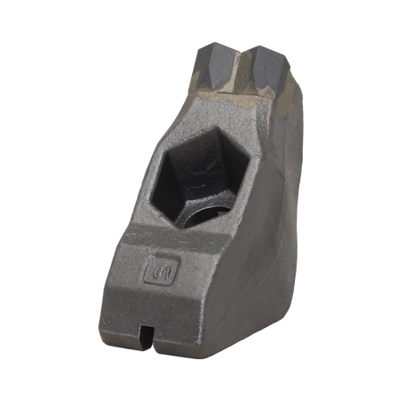 Carbide tooth for forestry equipment