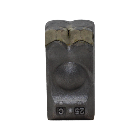 Carbide tooth for forestry equipment