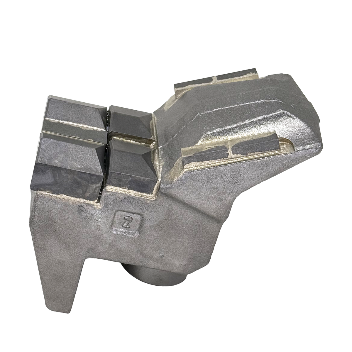 Carbide tooth for forestry equipment