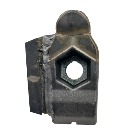 Carbide tooth for forestry equipment