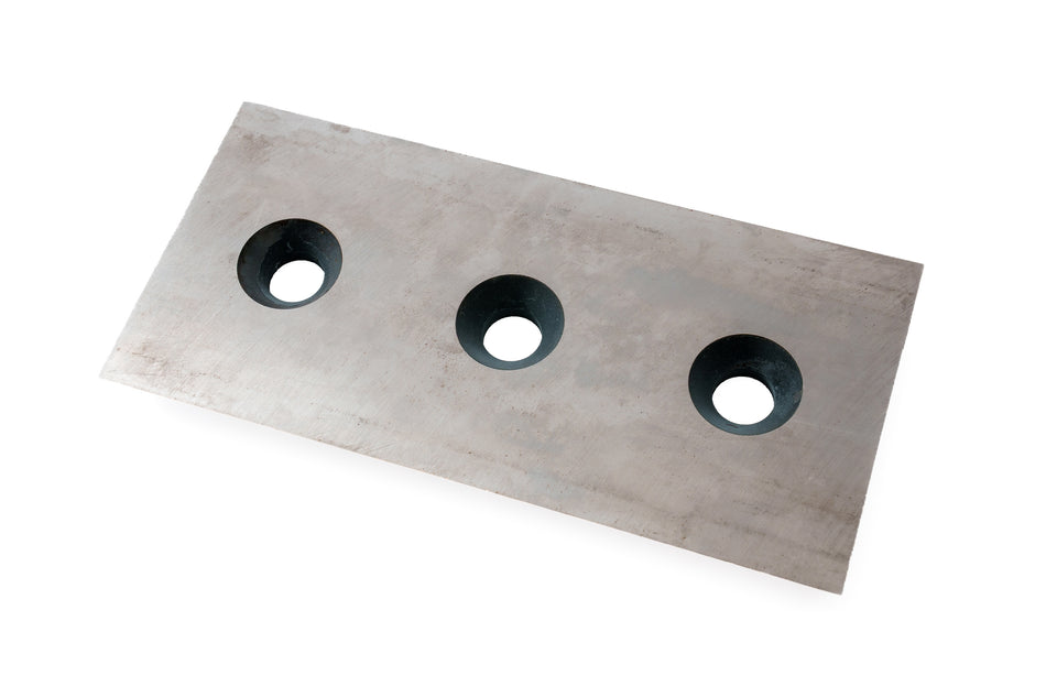 8-3/8" X 4" X 1/2" Blade, 3-hole, Reversible