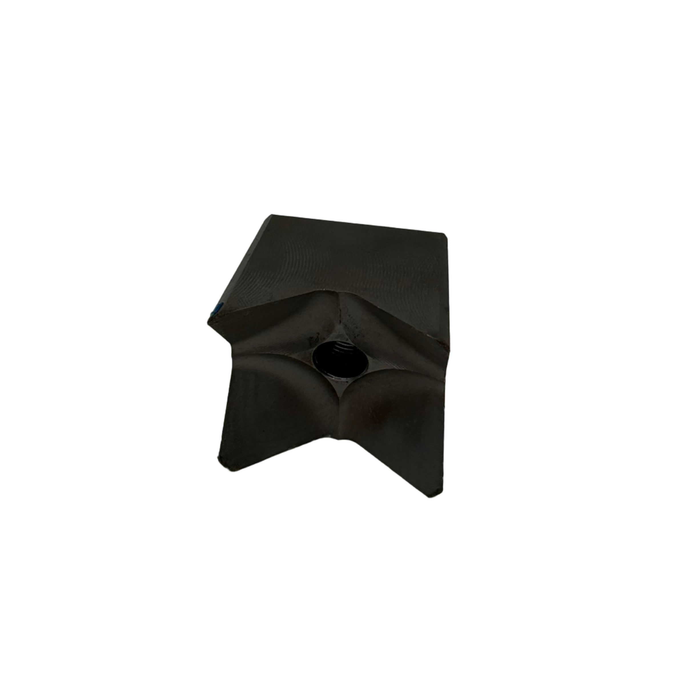 side view of 2" tooth with 1/2" thread