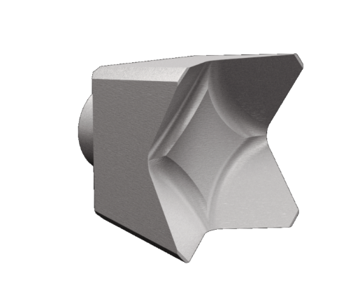 Quad-point saw tooth, 1-1/8", 5/8" Shank, 3/8 UNC