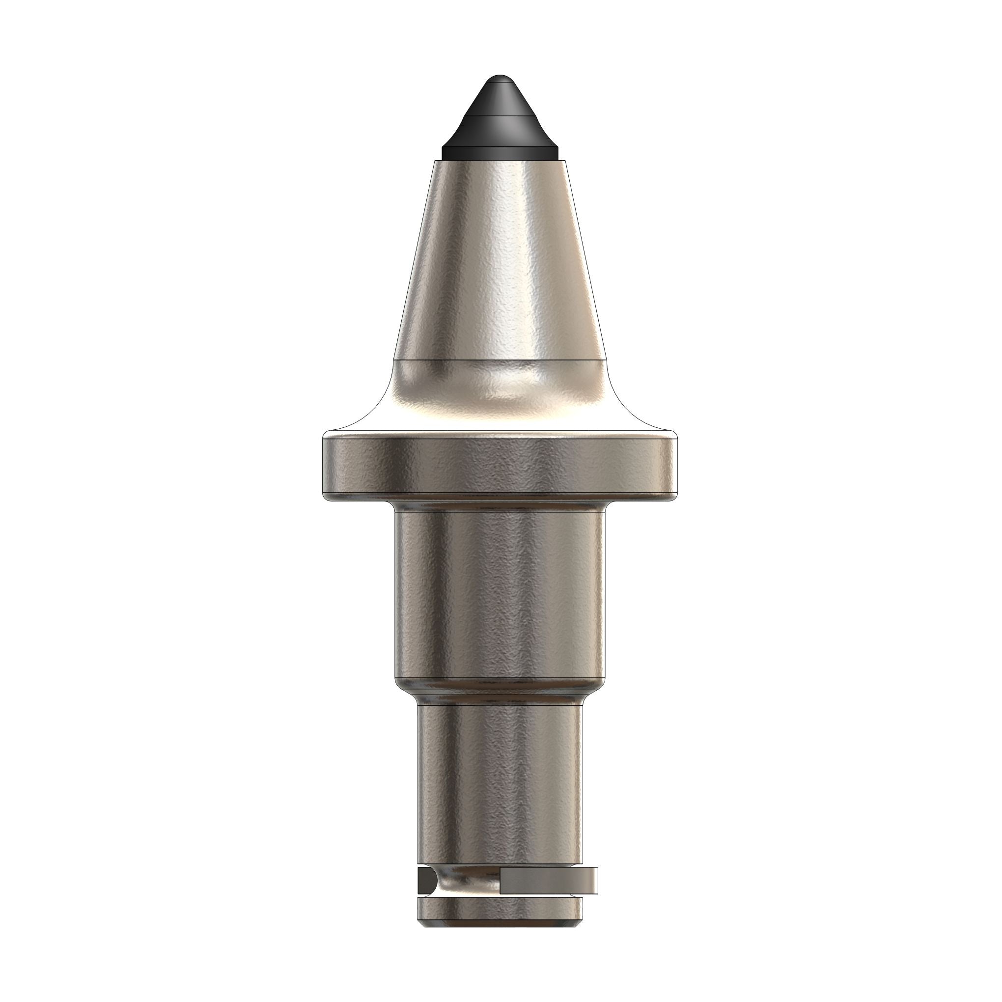 Trenching tooth with step shank