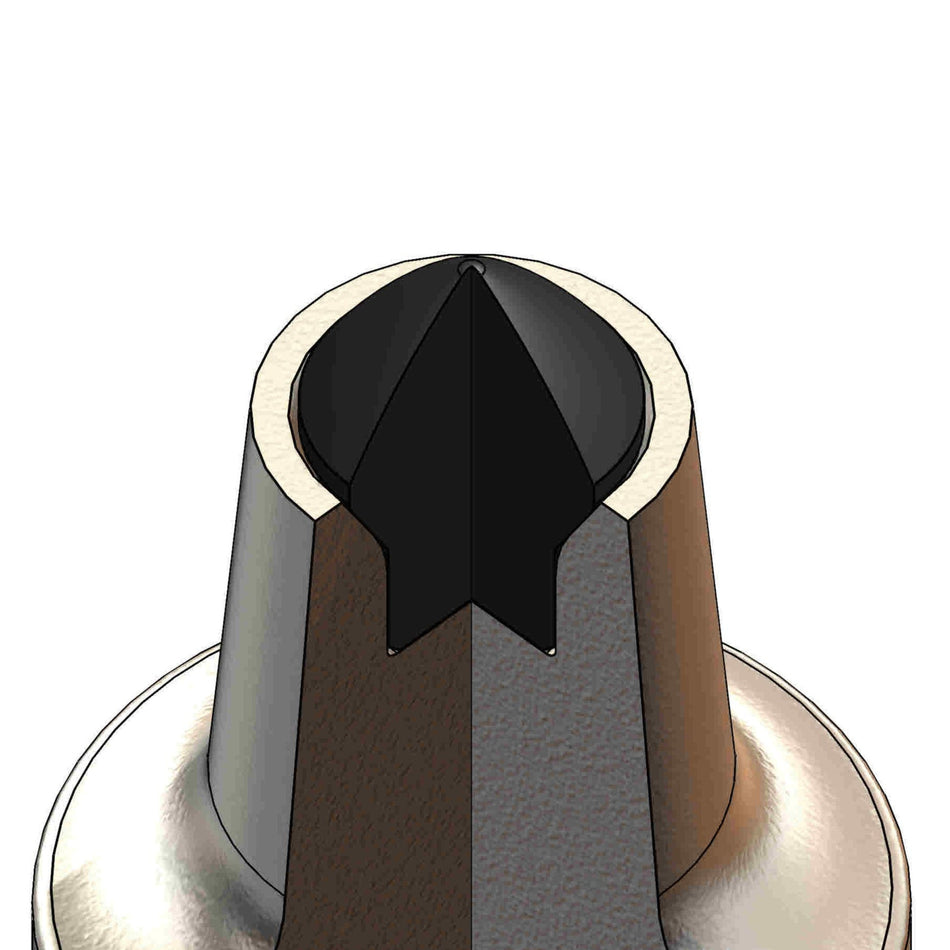 Trenching Pick, Step Shank, 25 Carbide