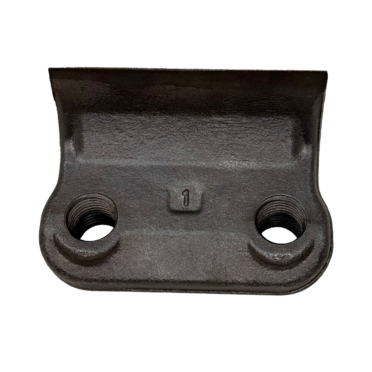 mulcher knife with 2 threaded bolt holes