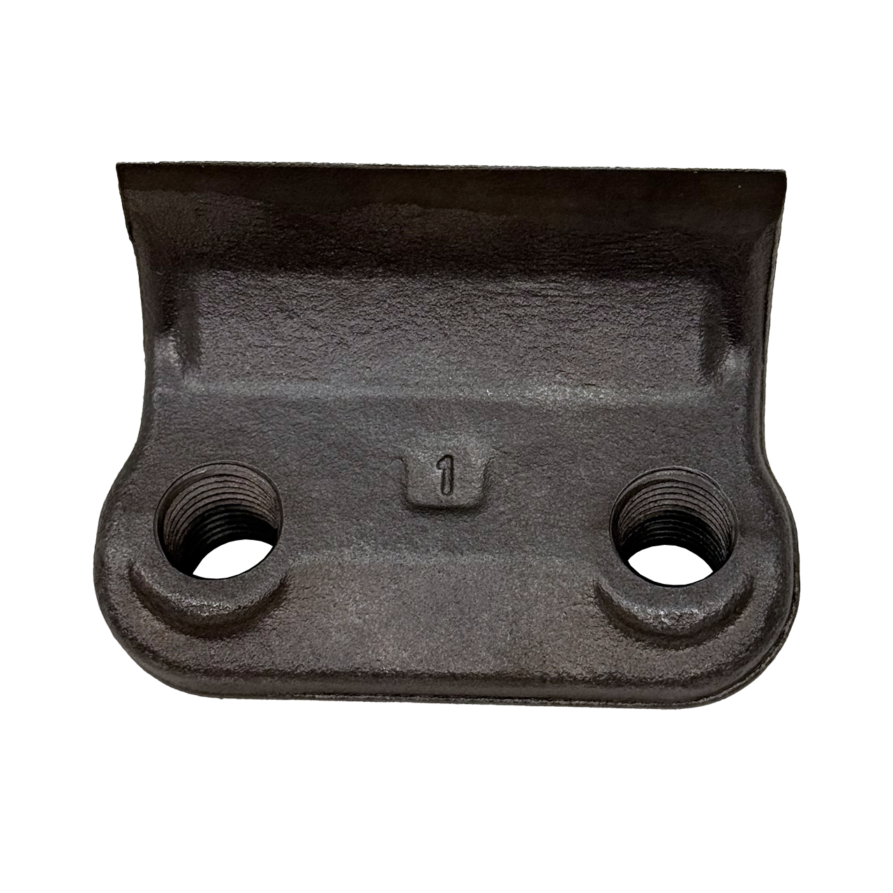 mulcher knife with 2 threaded bolt holes