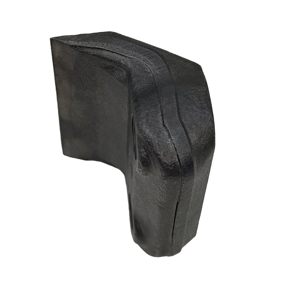 mulcher knife with top sharpening access