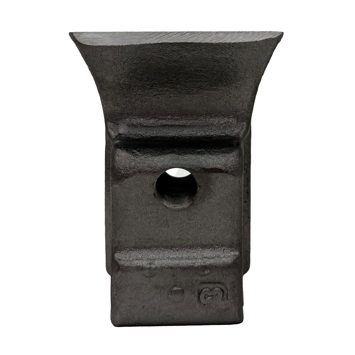 mulcher knife with threaded hole