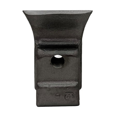 mulcher knife with threaded hole