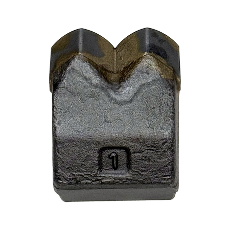 Carbide tooth for forestry equipment